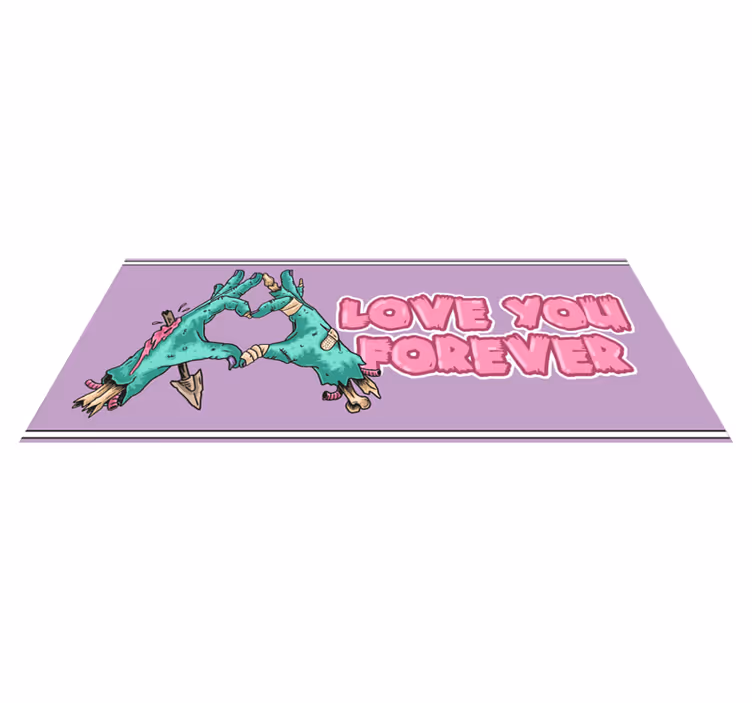 Krvavý ruce vinylový koberec design - TenStickers
