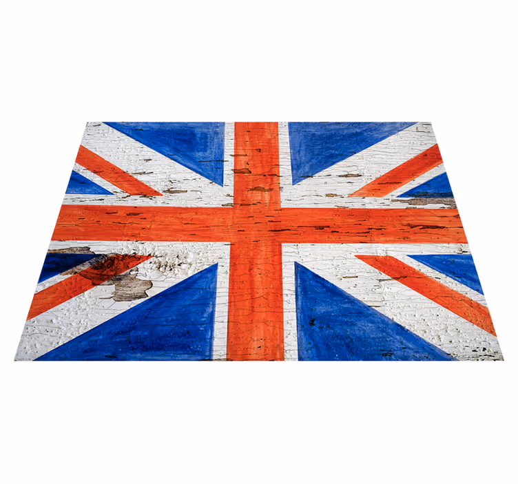 Městský styl vlajka uk moderní vinylový koberec - TenStickers