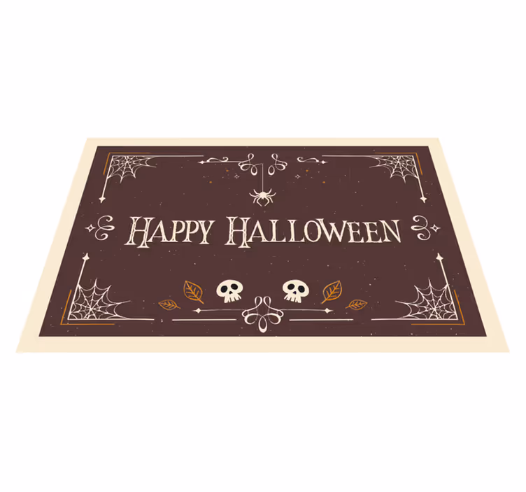 šťastný halloween různé obrázky vinylový koberec - TenStickers