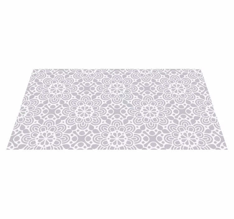 Vzor inspirovaný mandalou Mandala vinylový koberec - TenStickers