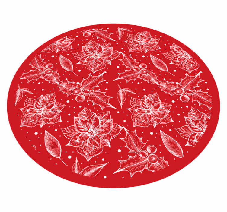 Elegantní vinylrugs vánoční styl - TenStickers