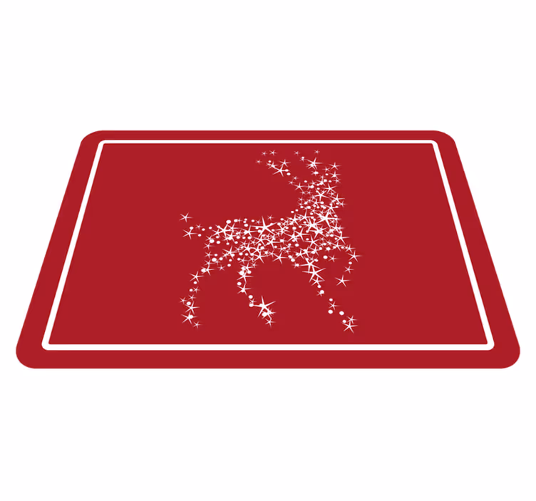 Souhvězdí soba Vinylový koberec Vánoce - TenStickers