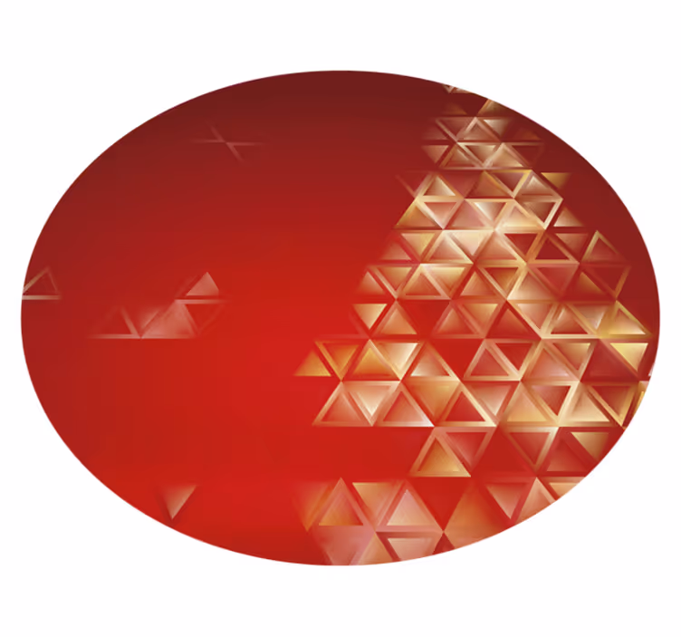 Geometrická ombre koule Geometrický vinylový koberec - TenStickers