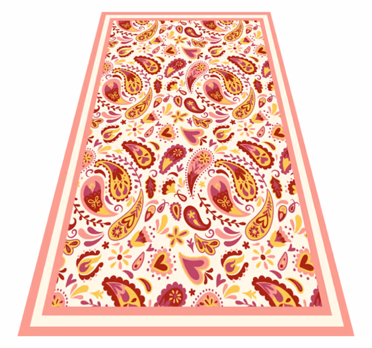 Paisley texturou Vinylový koberec s texturou - TenStickers