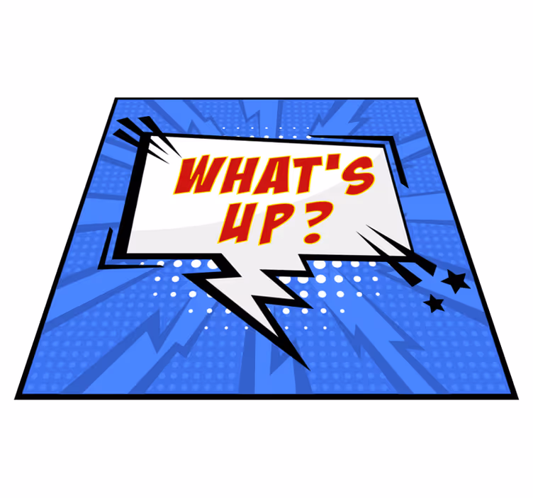 Co je komiksový vlastní koberec - TenStickers
