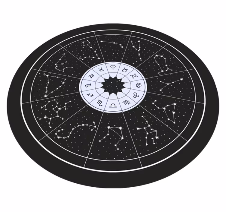 Vinylový koberec znamení zvěrokruhu a souhvězdí - TenStickers