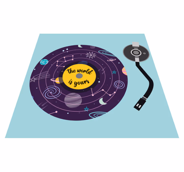 Téma průzkumu světa Vinylový koberec pro děti - TenStickers
