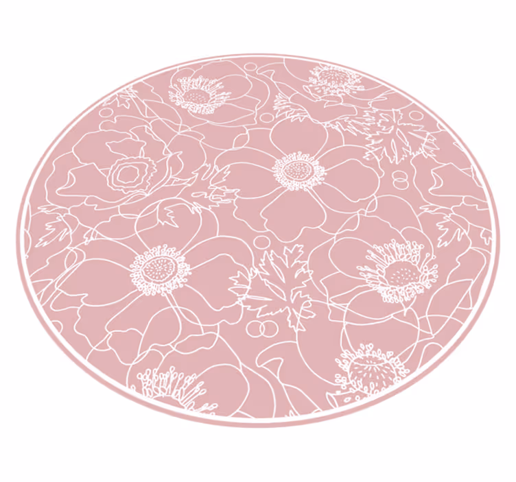 Elegantní růžová malba textury koberce - TenStickers