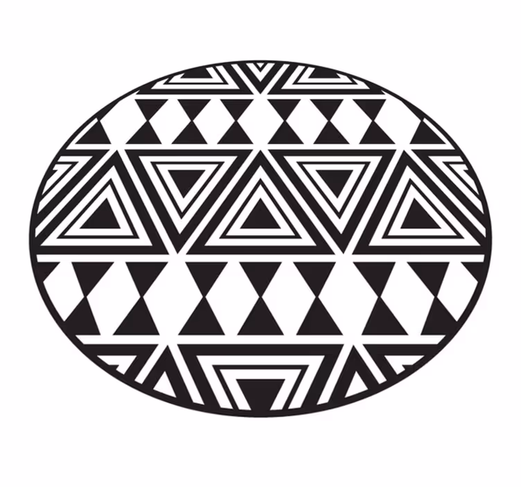 Ostrý diamant moderní vinylový koberec - TenStickers