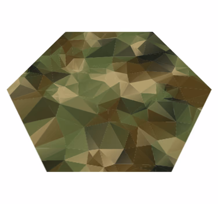 Geometrický maskovací vinylový koberec - TenStickers