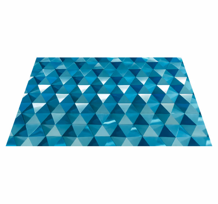 Diamantové 3d vzor geometrické koberce - TenStickers
