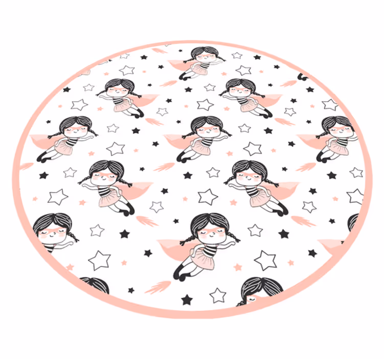 Kulatý koberec na míru - TenStickers