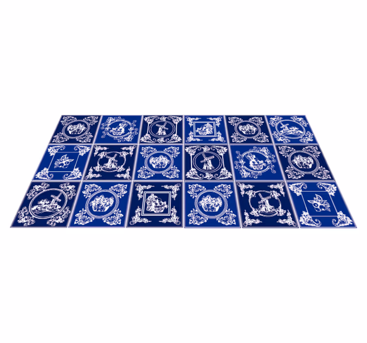 Keramická výzdoba Kuchyňský vinylový koberec - TenStickers
