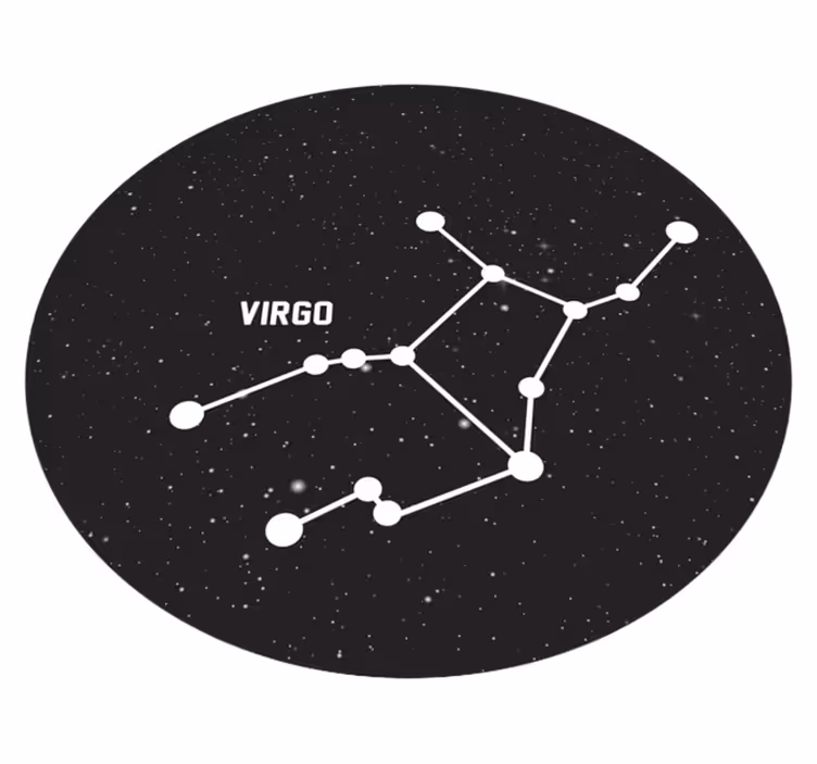 Zodiac znamení panna moderní koberec - TenStickers