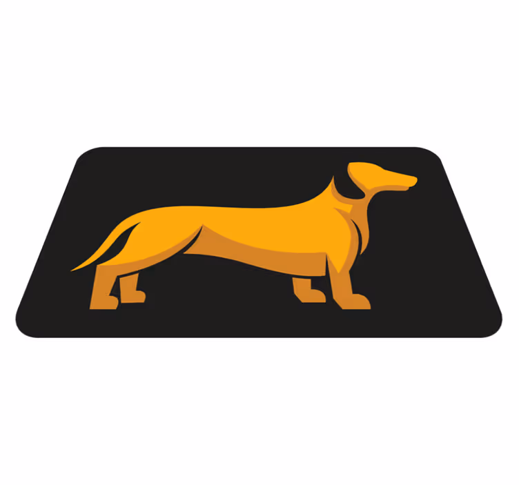 Vinylový koberec pro psy v základním tvaru - TenStickers