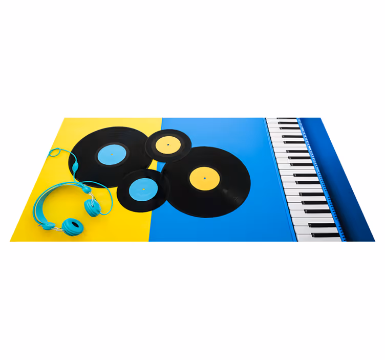 Hudební prvky Vinylová hrací podložka - TenStickers