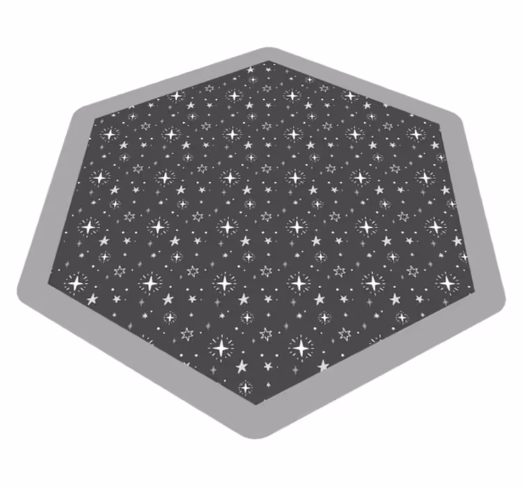 Nebeský vzor Vinylový koberec s hvězdami - TenStickers