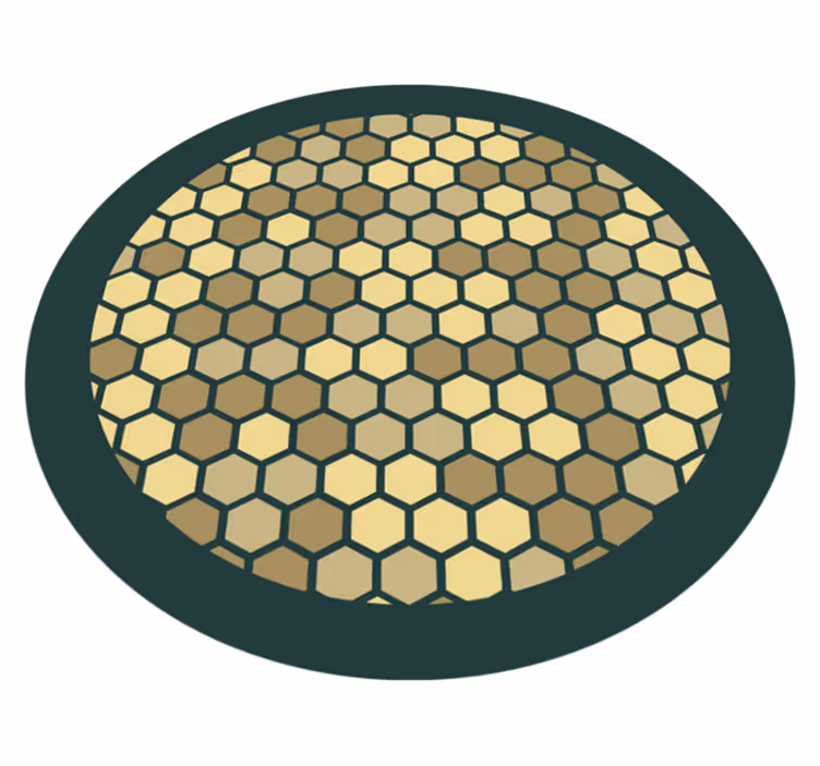 Geometrický plást Geometrický vinylový koberec - TenStickers
