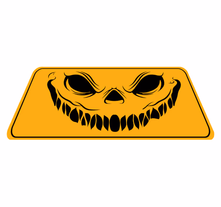 Smajlíky strašidelné halloweenské koberce - TenStickers