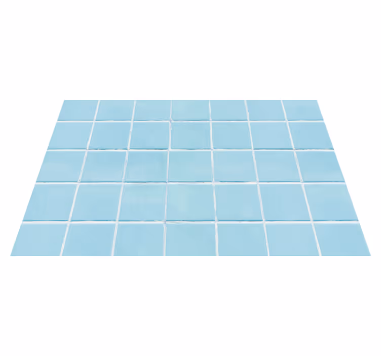Vinylový koberec s efektem dlaždic azure tile - TenStickers