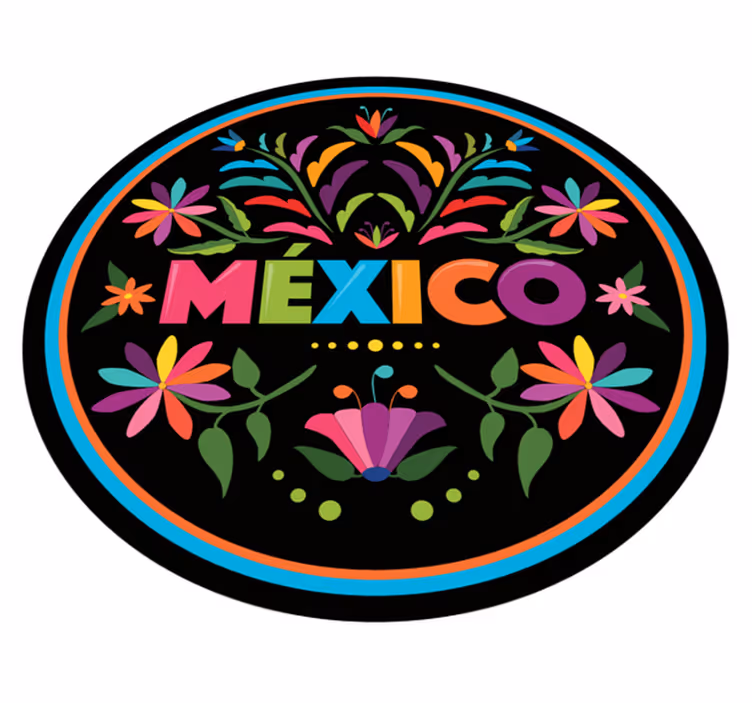 Tenango tévinylový kobereca květinový vinylový koberec - TenStickers