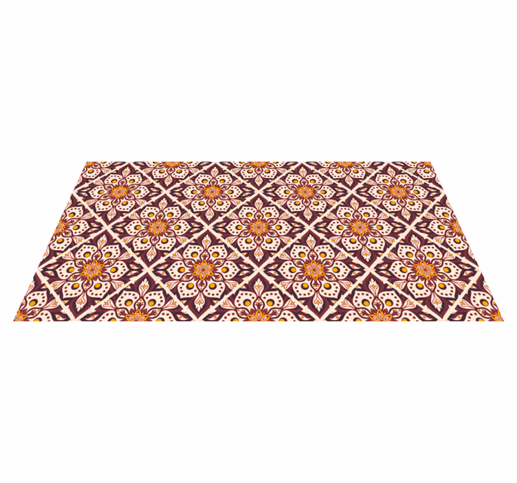Vintage mandala vzor mandala vinylový koberec - TenStickers