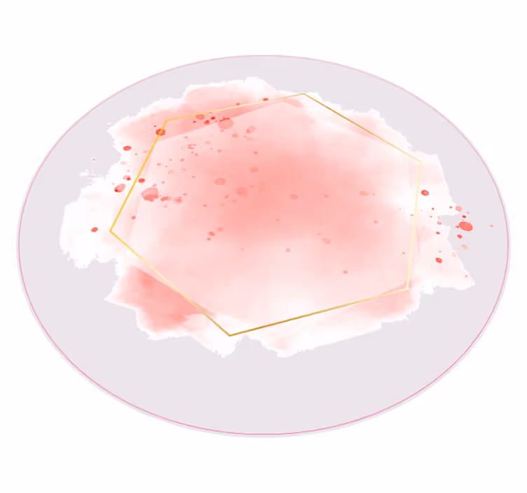 Abstraktní akvarel Minimalistický vinylový koberec - TenStickers