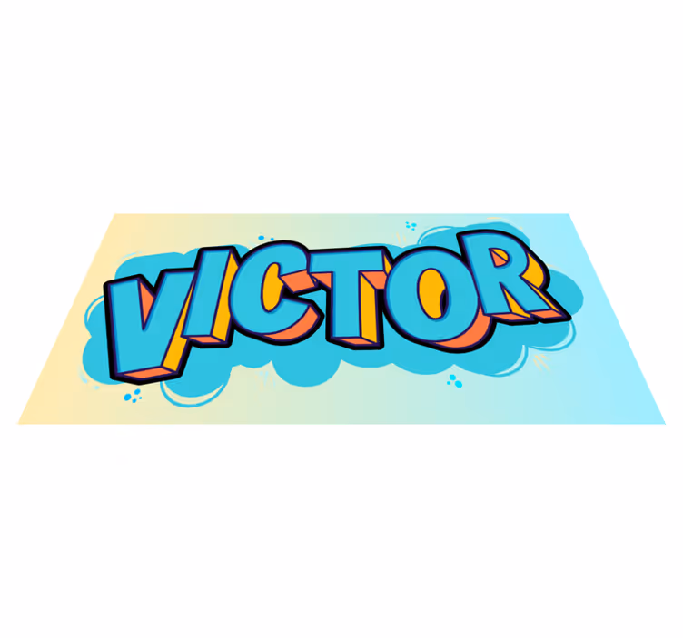 Přizpůsobitelné tenisky Vinylový koberec se jmény - TenStickers