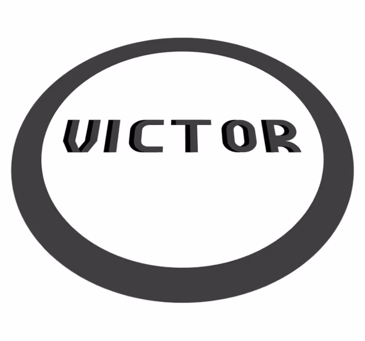 Personalizovaný monogram Vinylový koberec se jmény - TenStickers