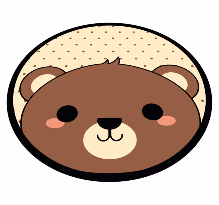 Anime bobří zvířecí vinylový koberec - TenStickers