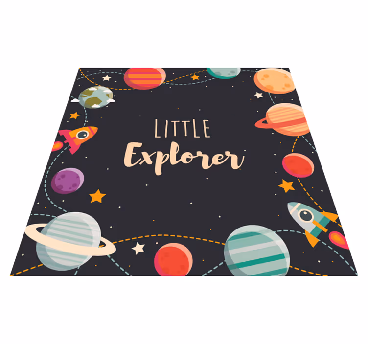 Malý průzkumník Ostatní Vinylový koberec - TenStickers