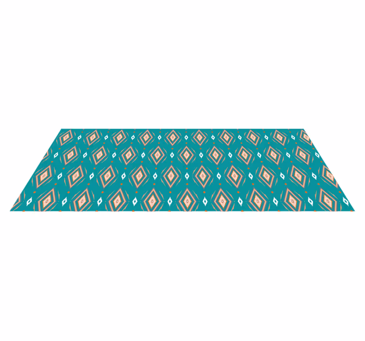 Abstraktní barevné diamanty geometrické koberce - TenStickers