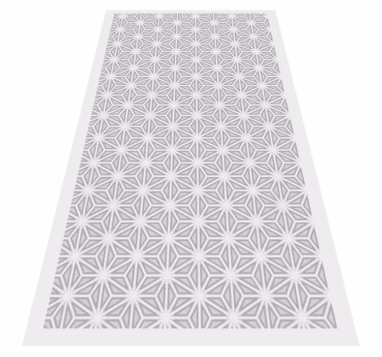 Geometrický vzor přízvuk Geometrický vinylový koberec - TenStickers