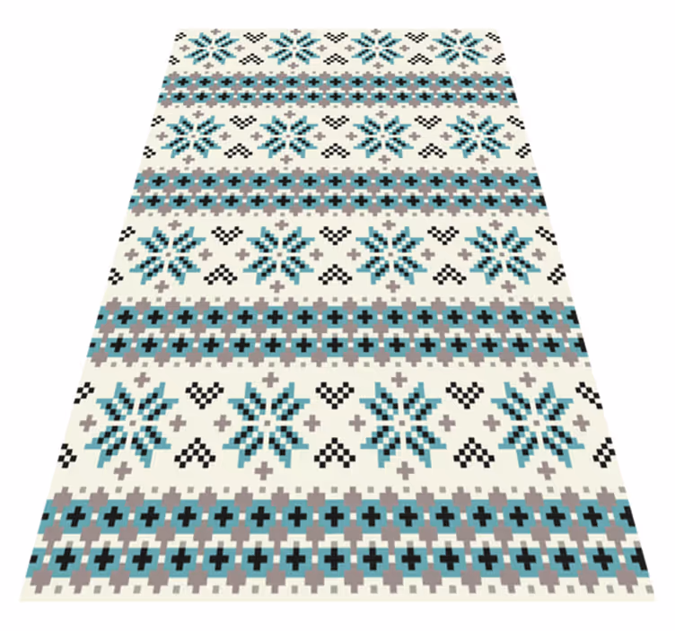 Nordic texture design severský koberec - TenStickers