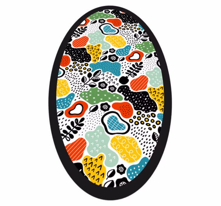 Colorfull abstraktní design moderní koberec - TenStickers