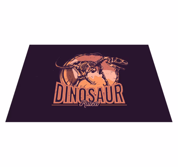 Grafický obrázek dinosaura Zvířecí vinylový koberec - TenStickers