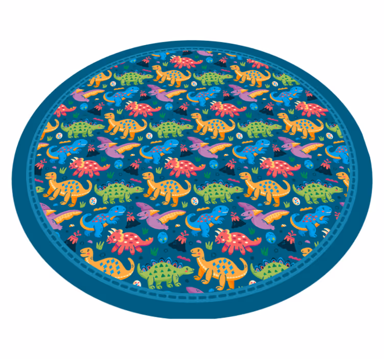 Barevný vinylový koberec dinosaurů - TenStickers