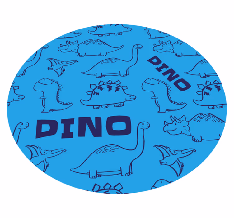 S motivem dinosaurů Ostatní Vinylový koberec - TenStickers