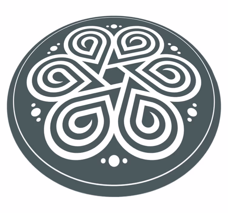 Elegantní bílý vinylový koberec - TenStickers