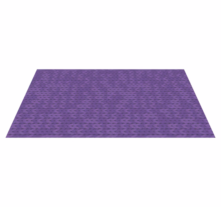 Fialový pletený vzor Vinylový koberec s texturou - TenStickers