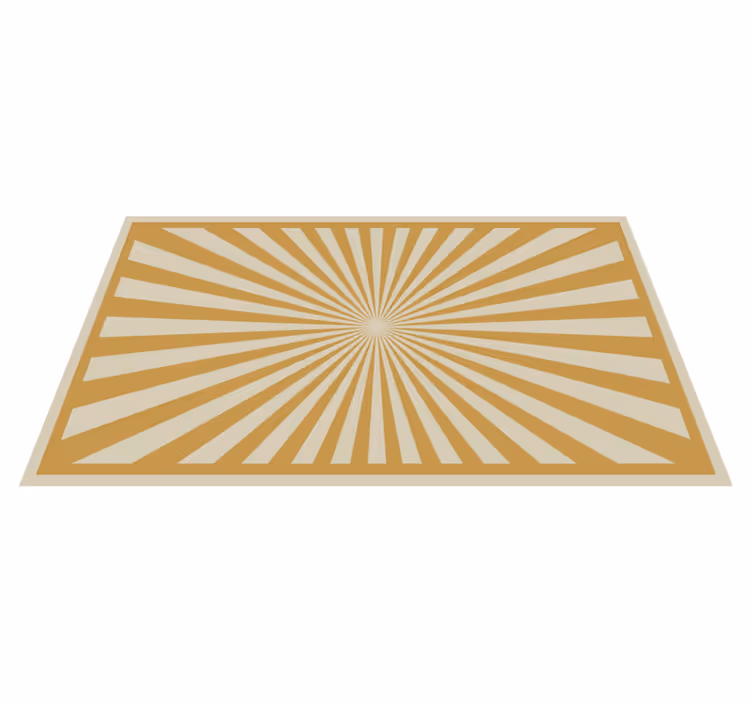 Zářivý vzor prasknutí Geometrický vinylový koberec - TenStickers