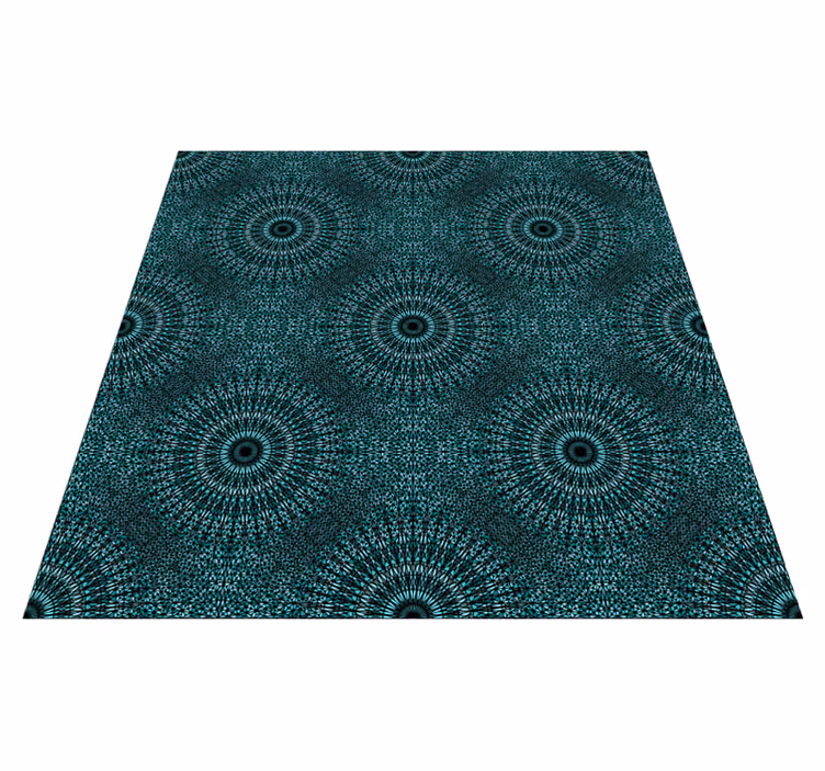 Záře mandaly Mandala vinylový koberec - TenStickers