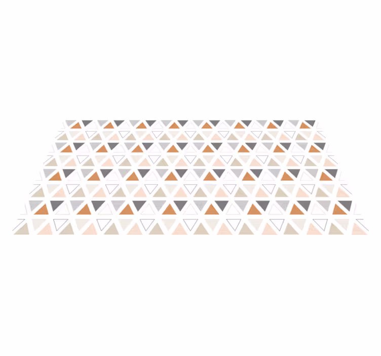 Severské trojúhelníkové geometrické vinylové koberce - TenStickers