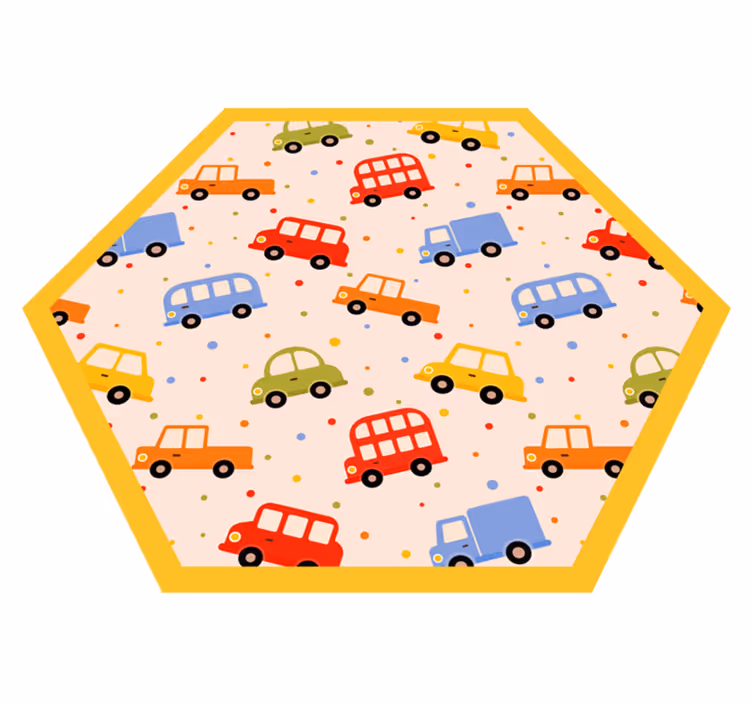 Hravá doprava Ostatní Vinylový koberec - TenStickers