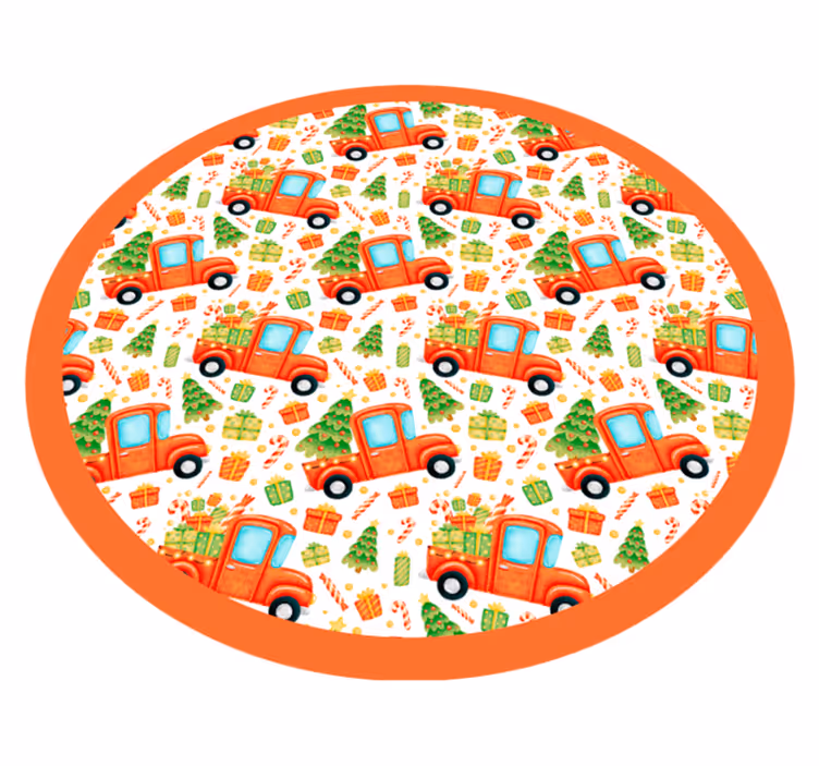 Vánoční stromek vinylový koberec - TenStickers