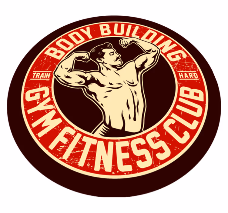 Fitness knír moderní koberec - TenStickers