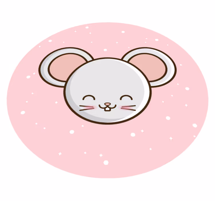 Roztomilý anime zvířecí koberec - TenStickers