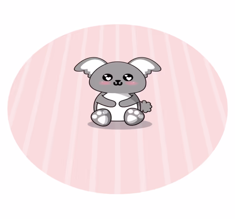 Anime roztomilý koala zvířecí koberec - TenStickers