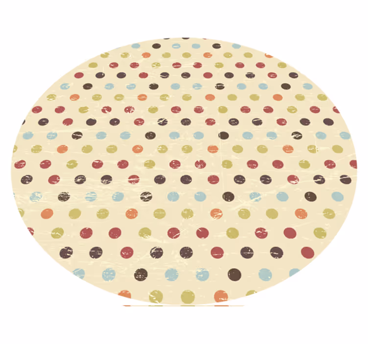 Puntíkovaný textil Vinylový koberec s texturou - TenStickers
