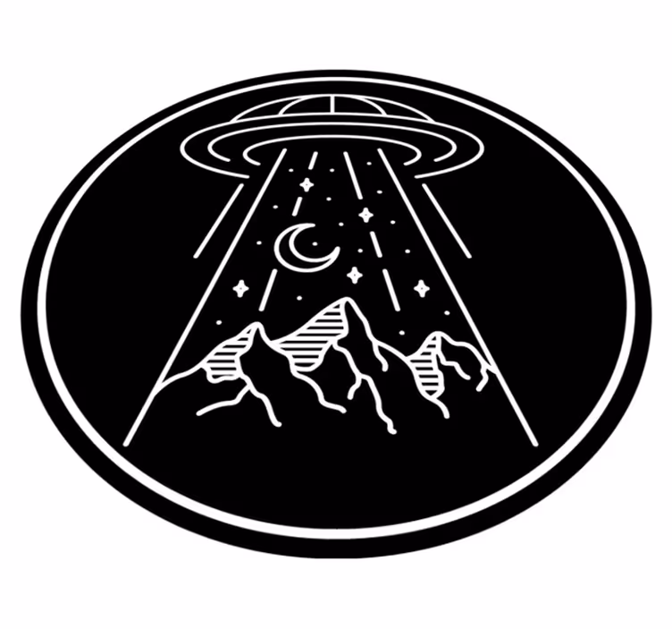 Ufo kreslení teen vinylový koberec - TenStickers